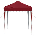Tenda per feste a pop-up 195 x 195 x 245 cm Borgogna