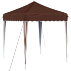 Tenda per feste a pop-up 195 x 195 x 245 cm Marrone