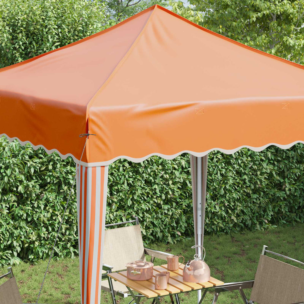 Tenda per feste a pop-up 195 x 195 x 245 cm Arancione