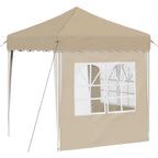 Tenda per feste a pop-up 195 x 195 x 245 cm Crema