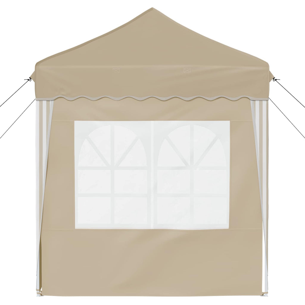 Tenda per feste a pop-up 195 x 195 x 245 cm Crema