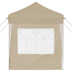 Tenda per feste a pop-up 195 x 195 x 245 cm Crema