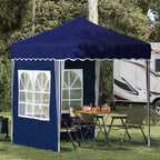 Tenda per feste a pop-up 195 x 195 x 245 cm Blu Tessuto Oxford