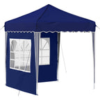 Tenda per feste a pop-up 195 x 195 x 245 cm Blu Tessuto Oxford
