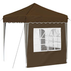 Tenda per feste a pop-up 195 x 195 x 245 cm Tortora