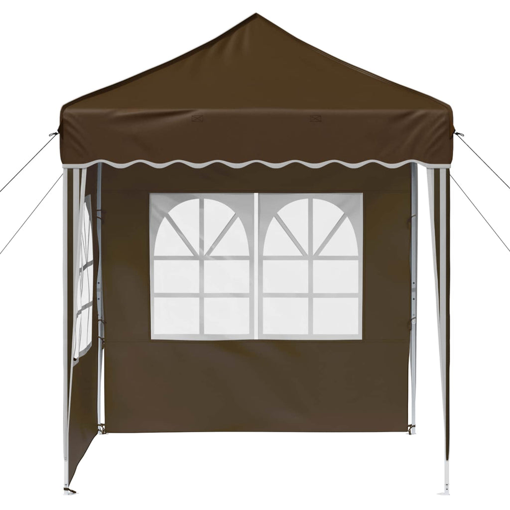 Tenda per feste a pop-up 195 x 195 x 245 cm Tortora