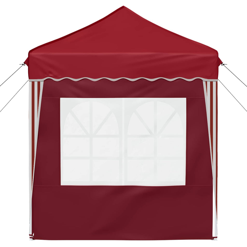 Tenda per feste a pop-up 195 x 195 x 245 cm Borgogna