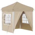 Tenda per feste a pop-up 195 x 195 x 245 cm Crema