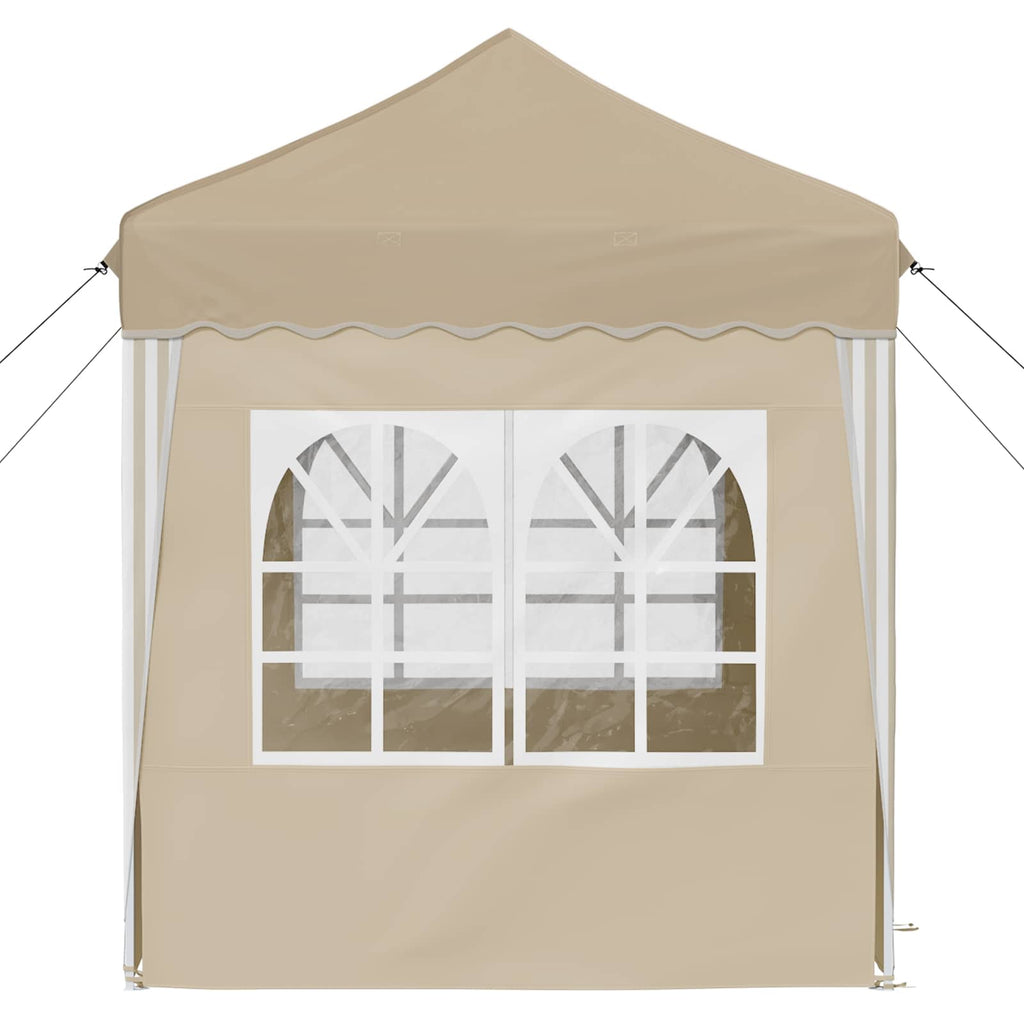 Tenda per feste a pop-up 195 x 195 x 245 cm Crema