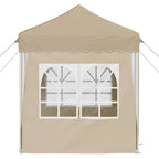Tenda per feste a pop-up 195 x 195 x 245 cm Crema