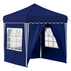 Tenda per feste a pop-up 195 x 195 x 245 cm Blu Tessuto Oxford