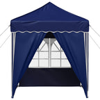 Tenda per feste a pop-up 195 x 195 x 245 cm Blu Tessuto Oxford