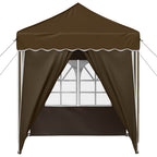 Tenda per feste a pop-up 195 x 195 x 245 cm Tortora