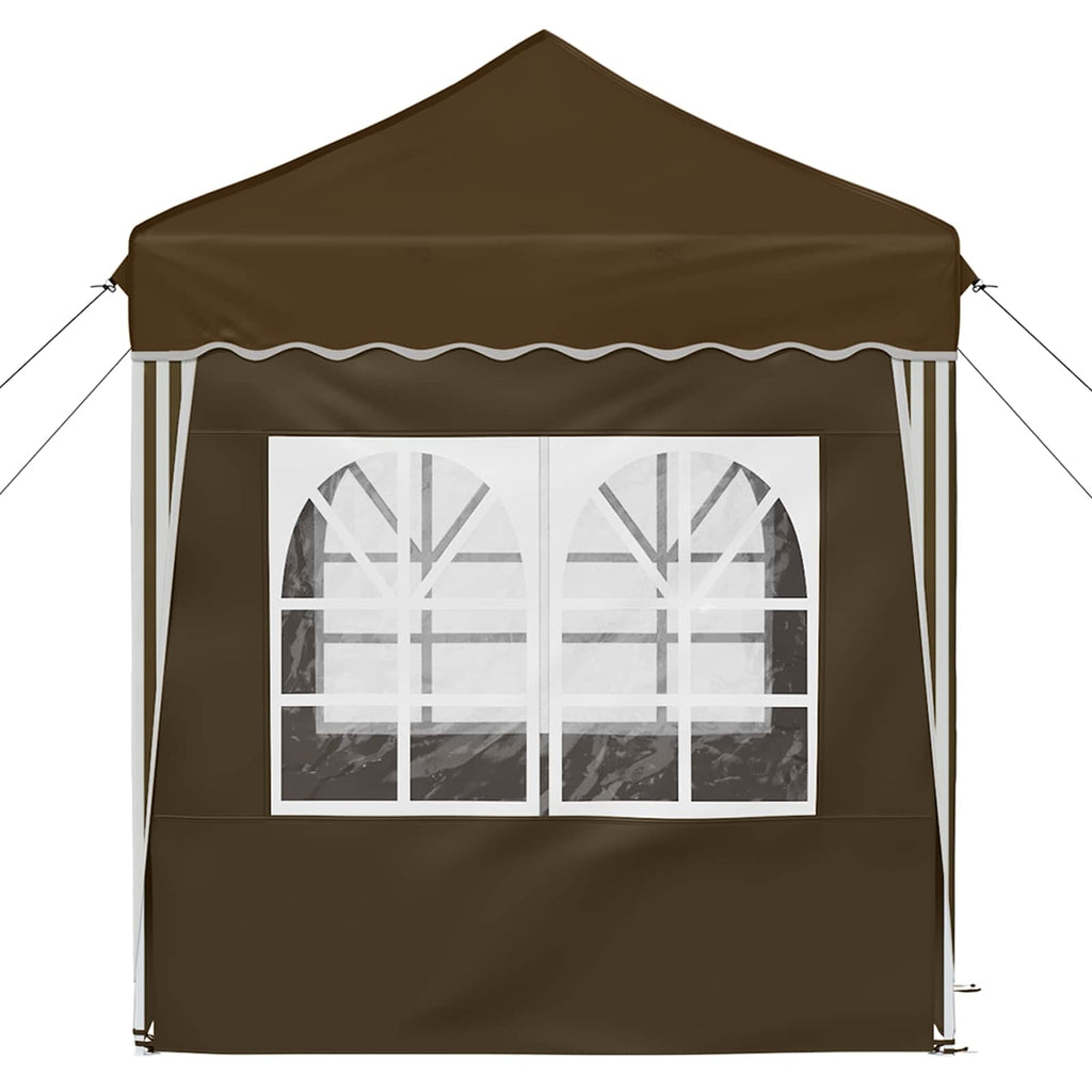 Tenda per feste a pop-up 195 x 195 x 245 cm Tortora