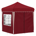 Tenda per feste a pop-up 195 x 195 x 245 cm Borgogna