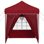 Tenda per feste a pop-up 195 x 195 x 245 cm Borgogna