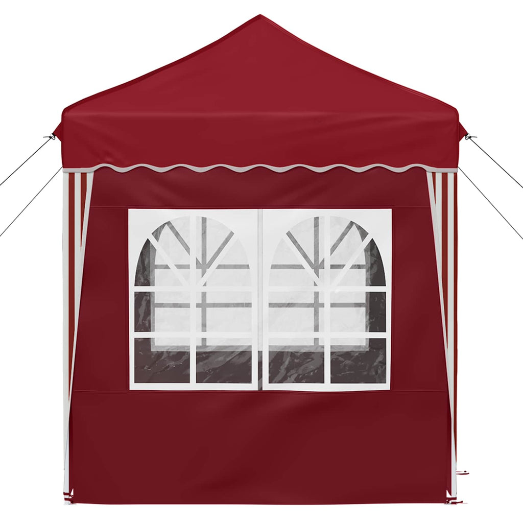 Tenda per feste a pop-up 195 x 195 x 245 cm Borgogna