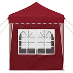 Tenda per feste a pop-up 195 x 195 x 245 cm Borgogna