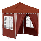 Tenda per feste a pop-up 195 x 195 x 245 cm Terracotta