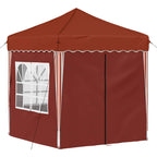 Tenda per feste a pop-up 195 x 195 x 245 cm Terracotta
