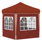 Tenda per feste a pop-up 195 x 195 x 245 cm Terracotta