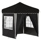 Tenda per feste a pop-up 195 x 195 x 245 cm Nero Tessuto Oxford