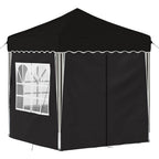 Tenda per feste a pop-up 195 x 195 x 245 cm Nero Tessuto Oxford