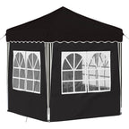 Tenda per feste a pop-up 195 x 195 x 245 cm Nero Tessuto Oxford
