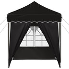 Tenda per feste a pop-up 195 x 195 x 245 cm Nero Tessuto Oxford