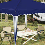 Tenda per feste a pop-up 288 x 288 x 245 cm Blu Tessuto Oxford