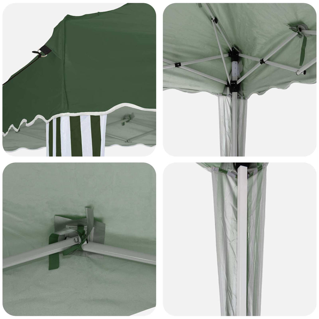 Tenda per feste a pop-up 288 x 288 x 245 cm Verde
