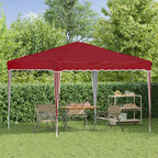 Tenda per feste a pop-up 288 x 288 x 245 cm Borgogna