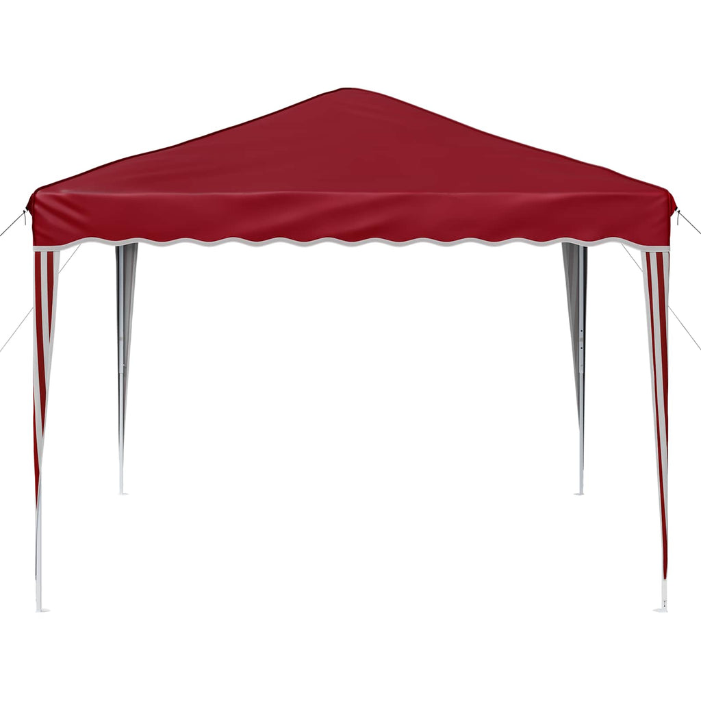 Tenda per feste a pop-up 288 x 288 x 245 cm Borgogna