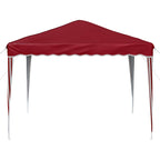 Tenda per feste a pop-up 288 x 288 x 245 cm Borgogna