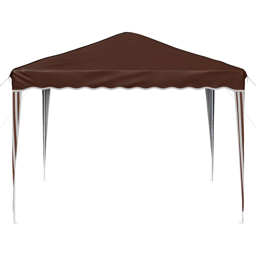 Tenda per feste a pop-up 288 x 288 x 245 cm Marrone