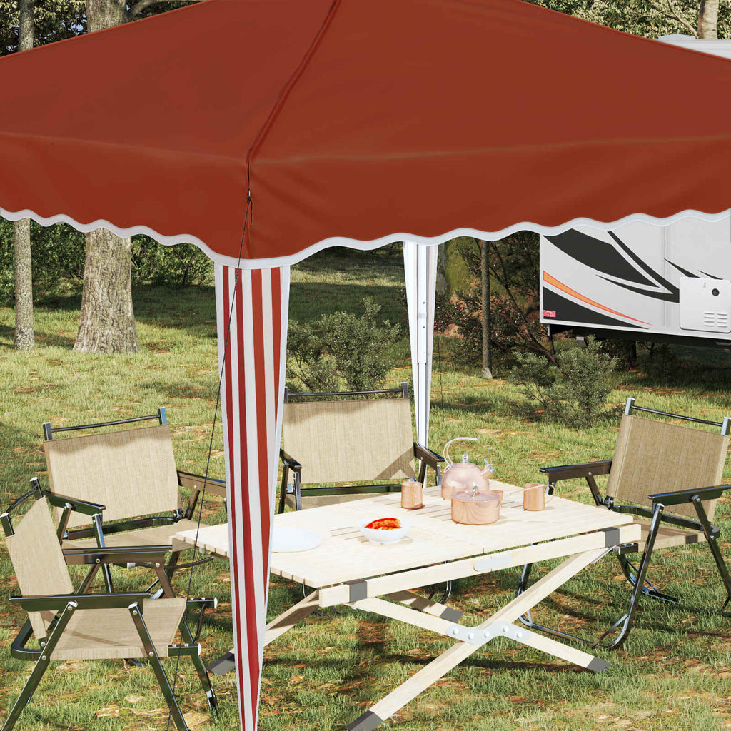 Tenda per feste a pop-up 288 x 288 x 245 cm Terracotta