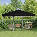 Tenda per feste a pop-up 288 x 288 x 245 cm Nero Tessuto Oxford