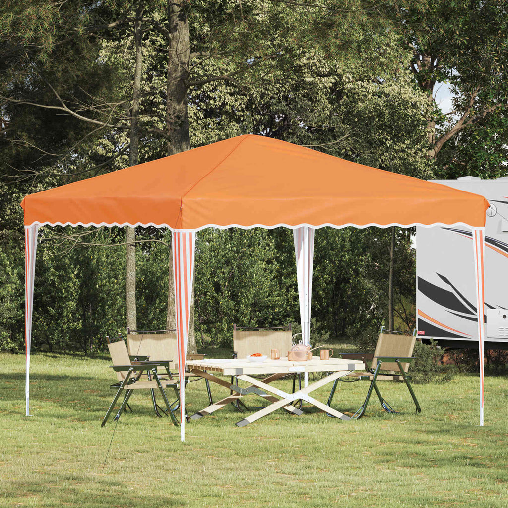 Tenda per feste a pop-up 288 x 288 x 245 cm Arancione