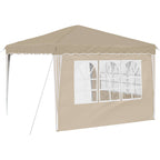 Tenda per feste a pop-up 288 x 288 x 245 cm Crema