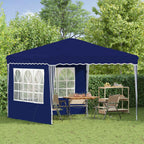 Tenda per feste a pop-up 288 x 288 x 245 cm Blu Tessuto Oxford