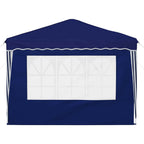 Tenda per feste a pop-up 288 x 288 x 245 cm Blu Tessuto Oxford