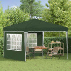 Tenda per feste a pop-up 288 x 288 x 245 cm Verde