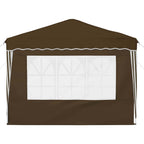 Tenda per feste a pop-up 288 x 288 x 245 cm Tortora