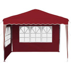 Tenda per feste a pop-up 288 x 288 x 245 cm Borgogna