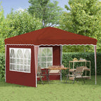 Tenda per feste a pop-up 288 x 288 x 245 cm Terracotta