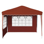 Tenda per feste a pop-up 288 x 288 x 245 cm Terracotta
