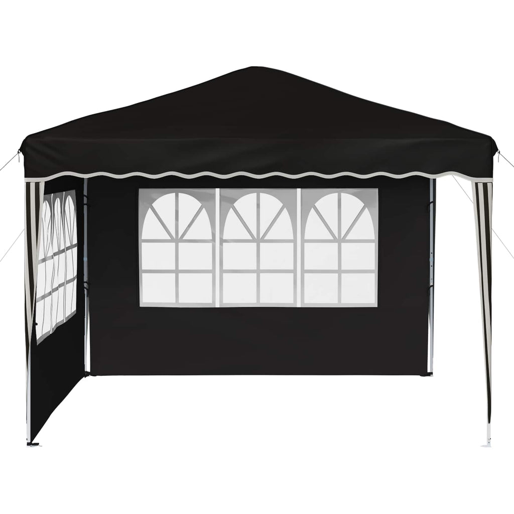 Tenda per feste a pop-up 288 x 288 x 245 cm Nero Tessuto Oxford