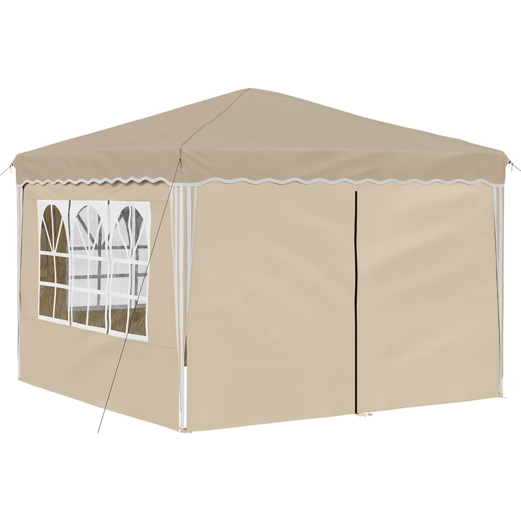 Tenda per feste a pop-up 288 x 288 x 245 cm Crema