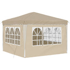 Tenda per feste a pop-up 288 x 288 x 245 cm Crema