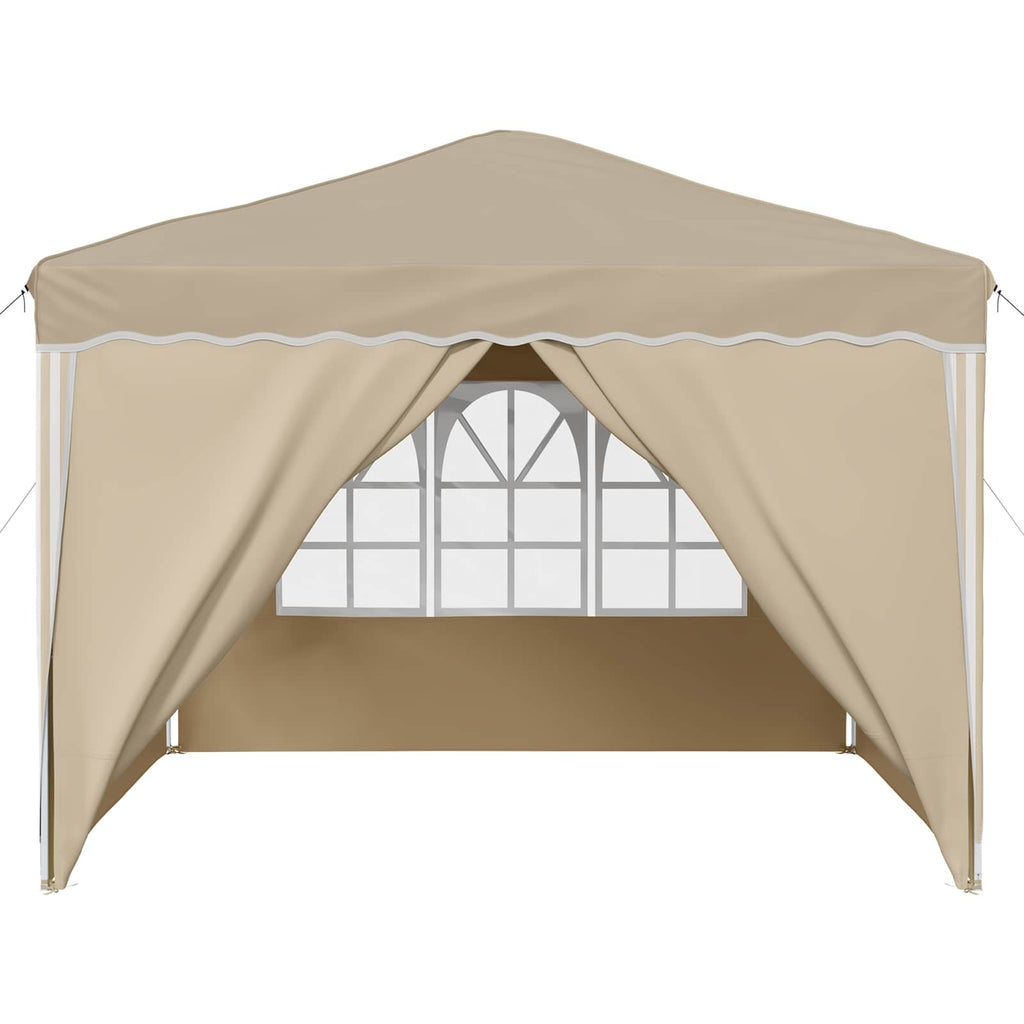 Tenda per feste a pop-up 288 x 288 x 245 cm Crema
